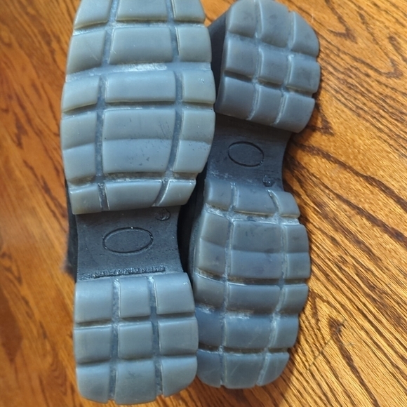 Blondo black suede soft fur cuff lug sole waterproof warm winter boots Sz 8 1/2 - Picture 6 of 10